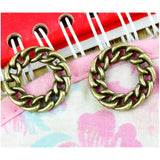 50pcs Circle Charms for Jewelry Making - Pendants for Bracelets Necklaces