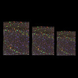 50pcs Clear Holographic Laser Self-adhesive Bag Flash Star Pouches