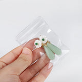 50pcs Clear Plastic Jewelry Storage Bag Resealable Ziplock Thick PVC Soft Bag