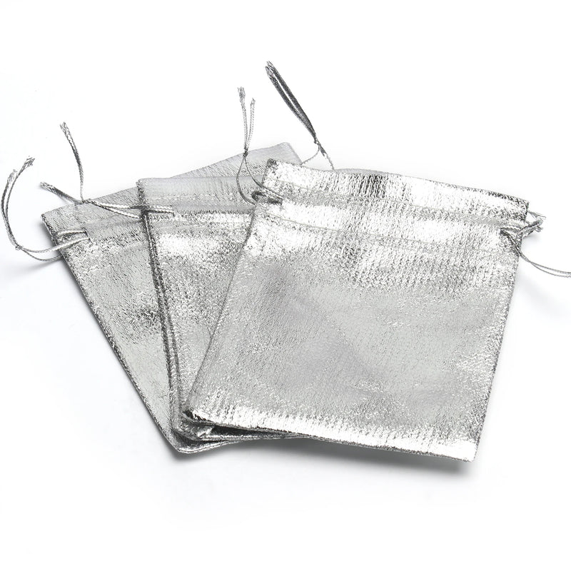 50pcs Colorful Mix Organza Jewelry Packaging Pouches Bag Drawstring Bag