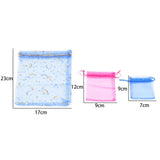 50pcs Colorful Mix Organza Jewelry Packaging Pouches Bag Drawstring Bag