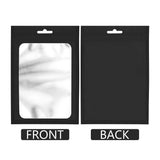 50pcs Colorful Mylar Bags with Ziplock and Window for Jewelry Display