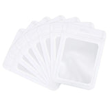 50pcs Colorful Mylar Bags with Ziplock and Window for Jewelry Display