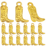 50pcs Cowboy Boot Charms Vintage Western Dangle Pendants DIY