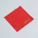 50pcs Silver Jewelry Polishing Cloth Logo Polish Soft Clean Wipe Clean