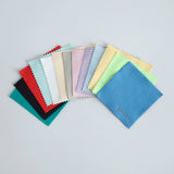 50pcs Silver Jewelry Polishing Cloth Logo Polish Soft Clean Wipe Clean