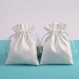 50pcs Custom Logo Print Jewelry Pouches Personalized Velvet Drawstring Packaging