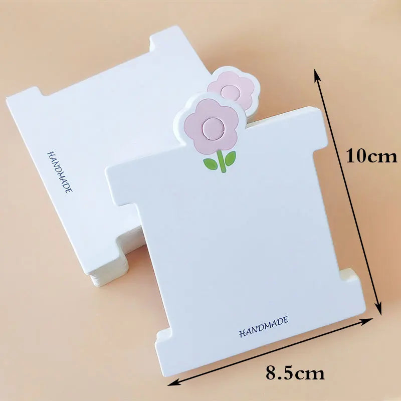 50pcs Hair Accessories Display Card Labels for DIY Hair Clip Bow Hairband