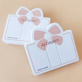 50pcs Hair Accessories Display Card Labels for DIY Hair Clip Bow Hairband