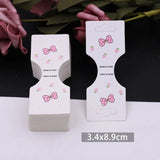 50pcs Hair Band Hairpins Paper Cards for DIY Girls Hair Accessory