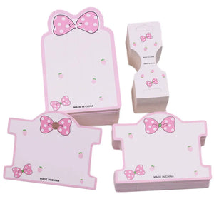 50pcs Hair Band Hairpins Paper Cards for DIY Girls Hair Accessory