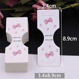 50pcs Hair Band Hairpins Paper Cards for DIY Girls Hair Accessory