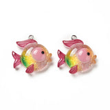 50pcs Mini Shining Ocean Charms for DIY Jewelry Making