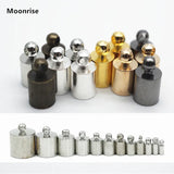 50pcs Necklace Earring End Tip Cap for Tassel Leather Cord Crimp Caps HK013