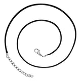 50pcs DIY Necklace Cord 2mm Braided with Clasp for Jewelry Making Bracelet