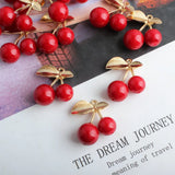 50pcs DIY Jewelry Accessories Alloy Pendant Bracelet Pearl Cherry