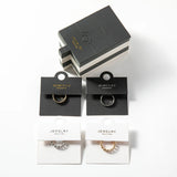 50pcs Jewelry Display Ring Suspendable Cards Organizer Storage