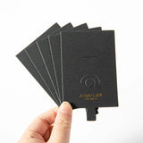 50pcs Jewelry Display Ring Suspendable Cards Organizer Storage