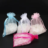 50pcs Organza Bags Drawstring Jewelry Wedding Pouches 7x9cm - 13x18cm
