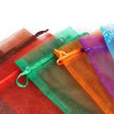 50pcs Drawstring Organza Bags Wedding Party Decoration Gift Pouches