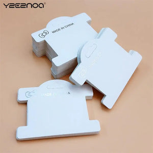 50pcs Earring Necklace Display Cards & Bags for Jewelry Packaging DIY