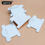 50pcs Earring Necklace Display Cards & Bags for Jewelry Packaging DIY