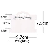 50pcs Earring Hairpin Necklace Display Cards Holder Bulk Paper Packaging