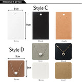 50pcs Jewelry Display Cards for Earrings & Necklaces in Cardboard