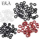 50pcs Rubber O-Ring Beads Bracelet Making Assortment