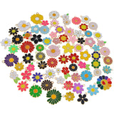 Enamel Flower Charms for Jewelry Making, Sunflower and Rose Pendants