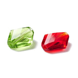 50pcs Mixed Shape Faceted Glass Beads for DIY Jewelry Making