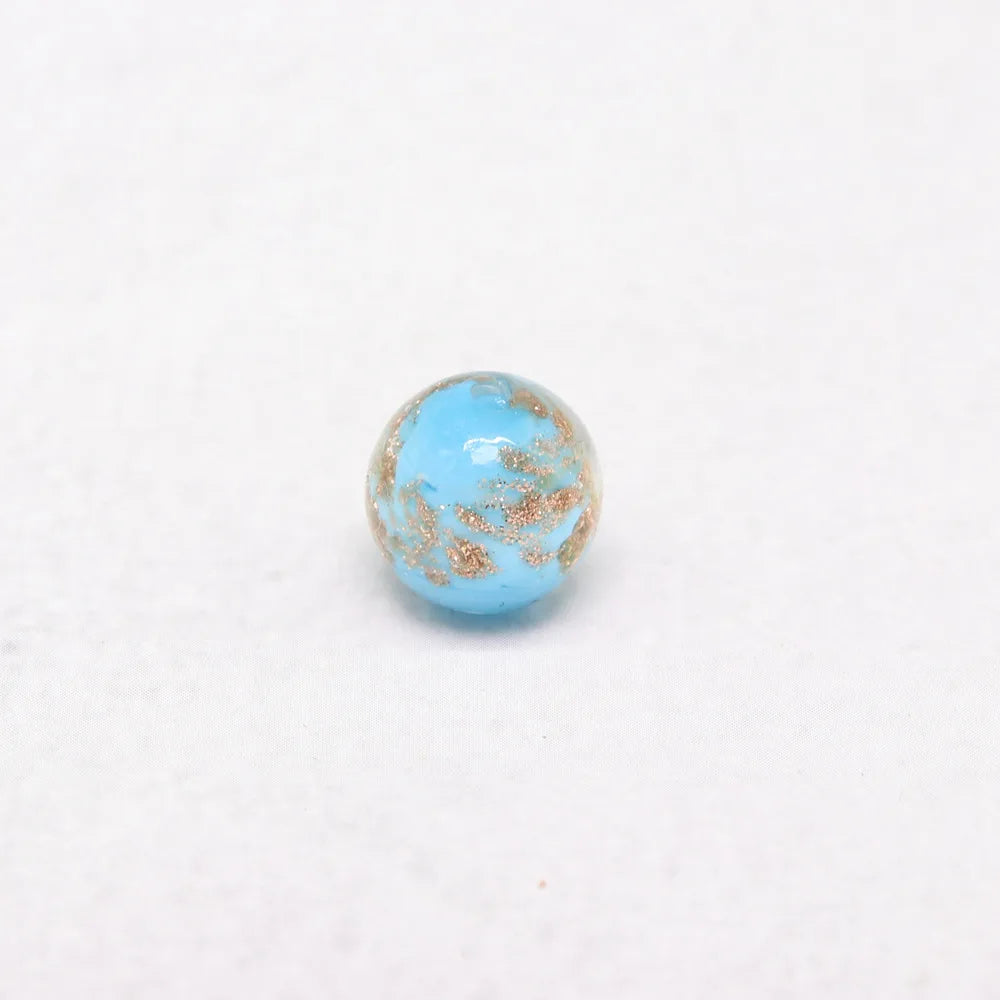 50pcs Glass Candy Beads Ball Pendant Earrings DIY Jewelry Material