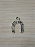 50pcs Vintage Horse shoes Charm Pendants & Necklace DIY Accessorie C296