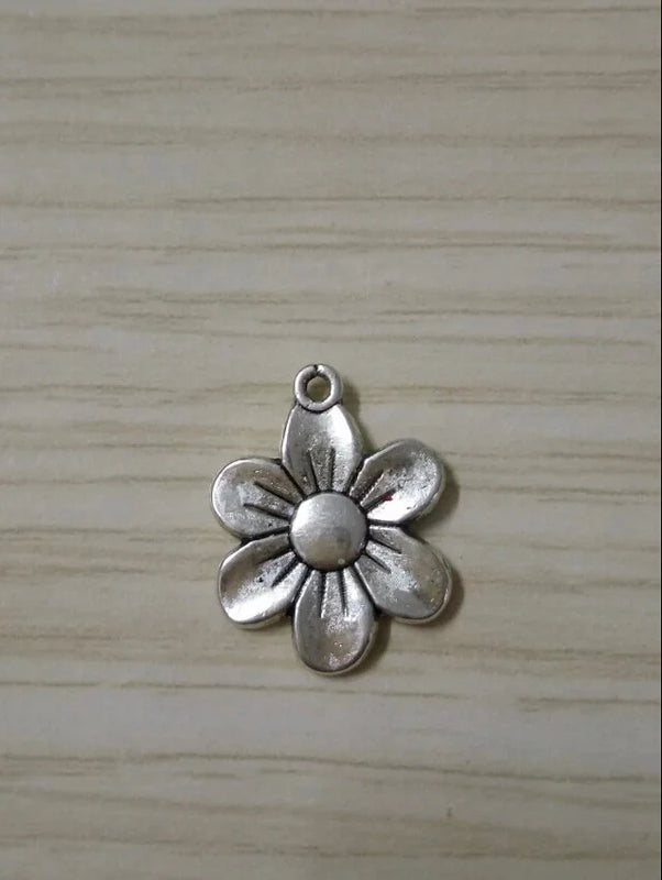 Vintage Sun Flower Charm Pendants for DIY Jewelry Making