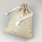50pcs Faux Jute Sock Hessian Hemp Burlap Jewelry Gift Sack