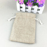 50pcs Faux Jute Sock Hessian Hemp Burlap Jewelry Gift Sack