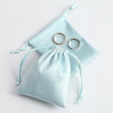 50pcs Flannel Drawstring Jewelry Bag Small Gift Ring Necklace Earring Display
