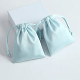50pcs Flannel Drawstring Jewelry Bag Small Gift Ring Necklace Earring Display