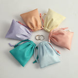 50pcs Purple Velvet Drawstring Pouch Jewelry Packaging Wedding Favor Gift Bag