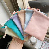 50pcs Purple Velvet Drawstring Pouch Jewelry Packaging Wedding Favor Gift Bag