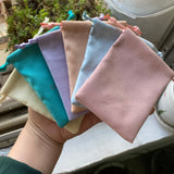 50pcs Purple Velvet Drawstring Pouch Jewelry Packaging Wedding Favor Gift Bag