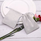 50pcs Purple Velvet Drawstring Pouch Jewelry Packaging Wedding Favor Gift Bag