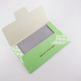 50pcs Flannelette Silver Polishing Cloth in Paper Box 10x6cm