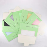 50pcs Flannelette Silver Polishing Cloth in Paper Box 10x6cm
