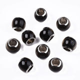 50pcs Glass Beads 7~8mm European Large Hole Rondelle Bead DIY Jewelry Making