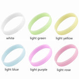 50pcs Glow in the Dark Power Silicone Bracelets for Men Women Teens