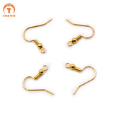 50pcs Plated French Hook Earwire Earrings Findings High Components Charms