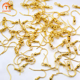 50pcs Plated French Hook Earwire Earrings Findings High Components Charms