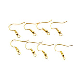 50pcs Plated French Hook Earwire Earrings Findings High Components Charms