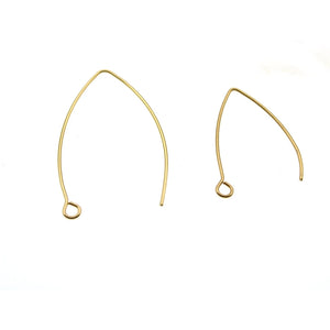 50pcs Stainless Steel Earring Hooks DIY Jewelry Making Accessories 30mm 40mm